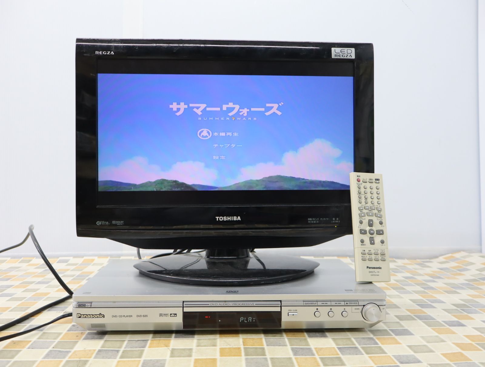 △ 簡易DVD再生確認済み｜DVD CDプレーヤー シルバー｜Panasonic