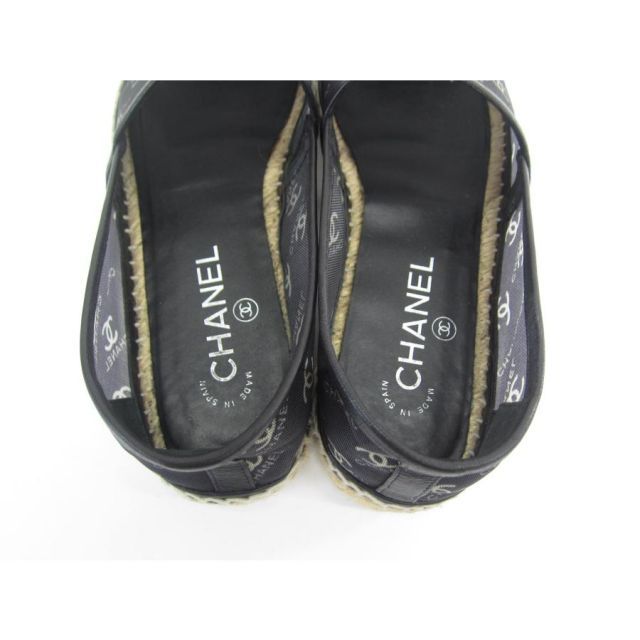 CHANEL シャネル ココマークメッシュエスパドリーユ SIZE:39 靴
