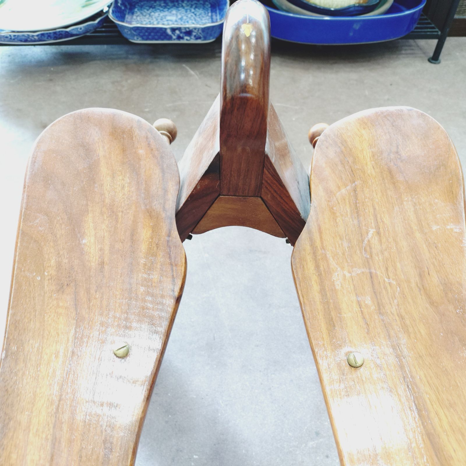 アンティーク 真鍮象嵌 鞍型 ラクダスツール 椅子 チェア オットマン