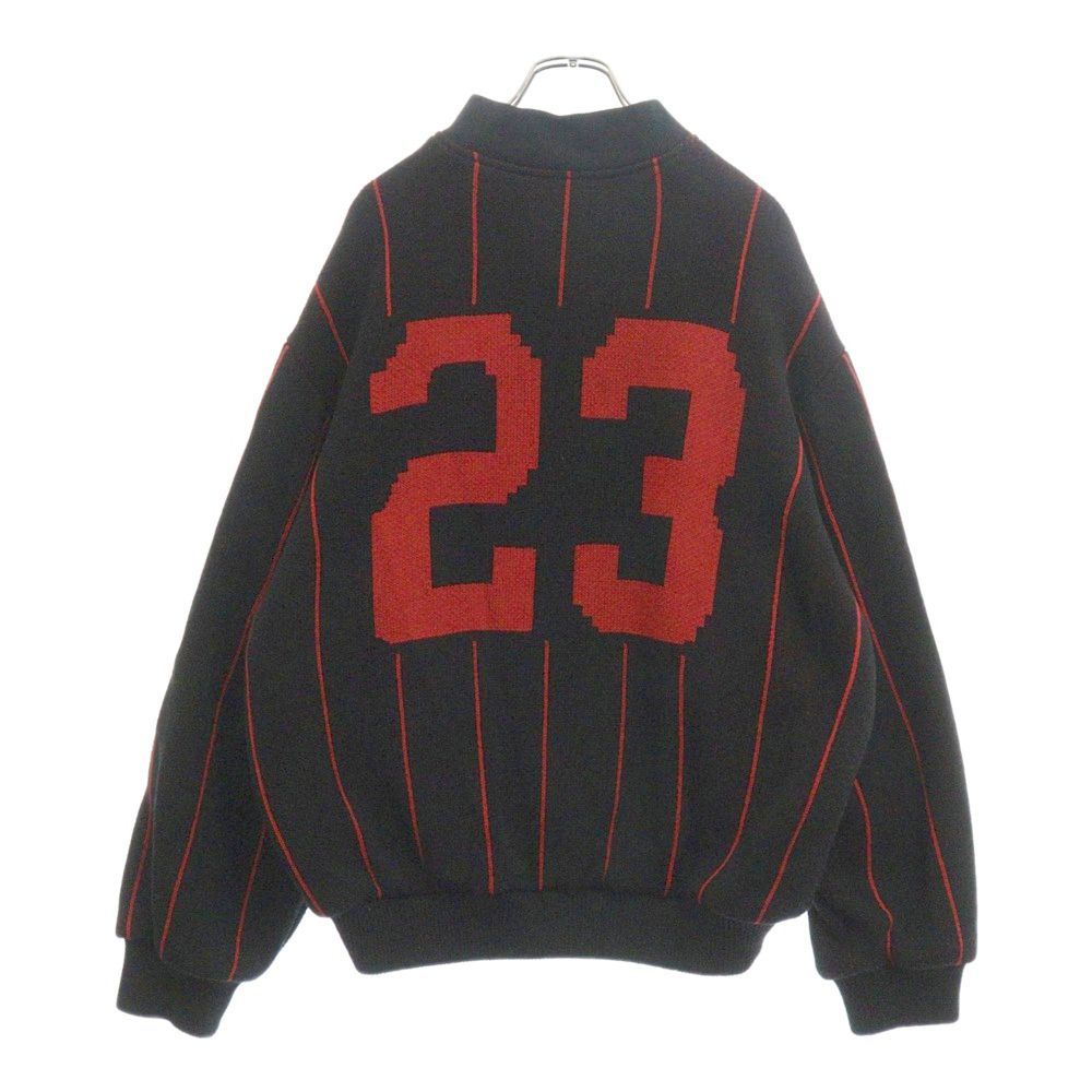 SUPREME (シュプリーム) 23SS Pinstripe Varsity Zip Up Sweater ピン