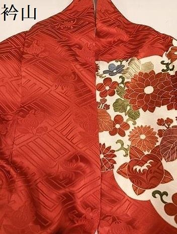 平和屋着物○創業460年・千總 振袖 駒刺繍 花唐草 金彩 西武