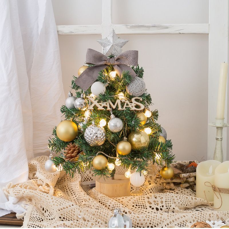 クリスマスツリー 卓上 45cm ミニツリー 北欧 雪化粧 クリスマス