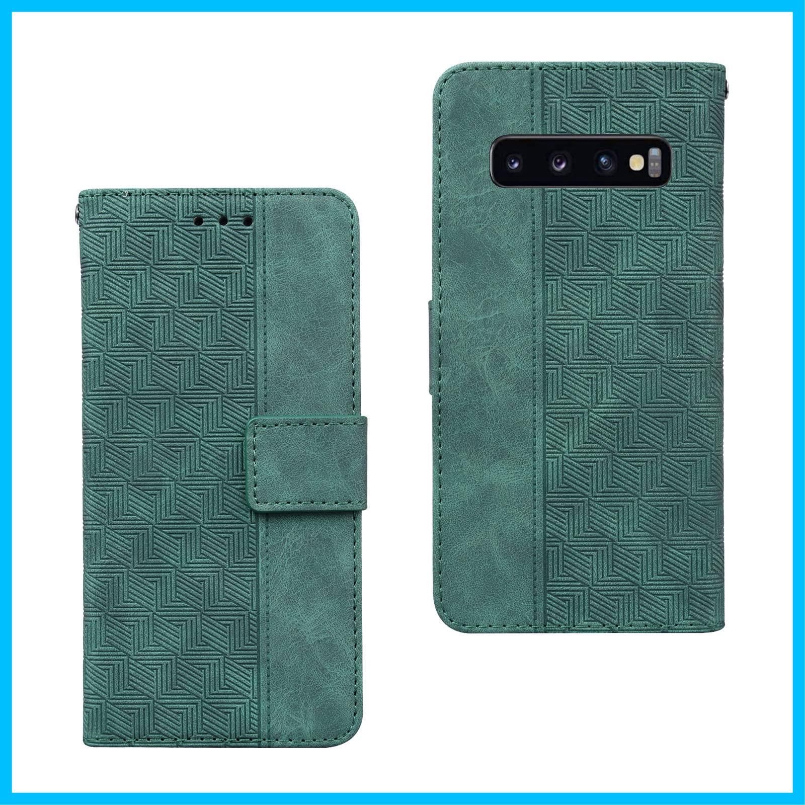 【特価セール】SC-05L SC-04L / au docomo SCV42 簡単で大気の几何学的外観保護カバー ケース ギャラクシー S10 S10 Plus ケース ケース 財布とスタンドの機能が併存しており、マグネット効果付きで携