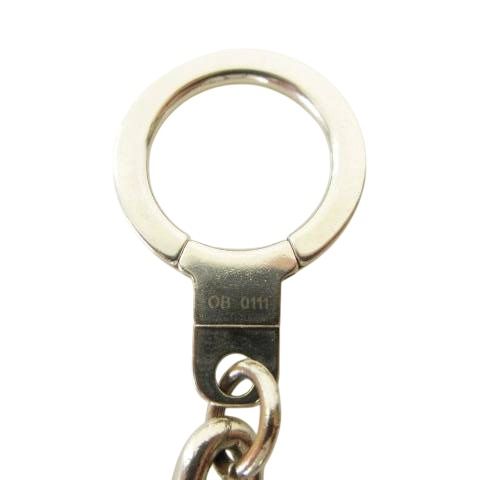  ルイヴィトン LOUIS VUITTON シェンヌ アノクレ M 65774 ウォレットチェーン キーリング ロゴ フック シルバー AA ウォレットチェーン 小物