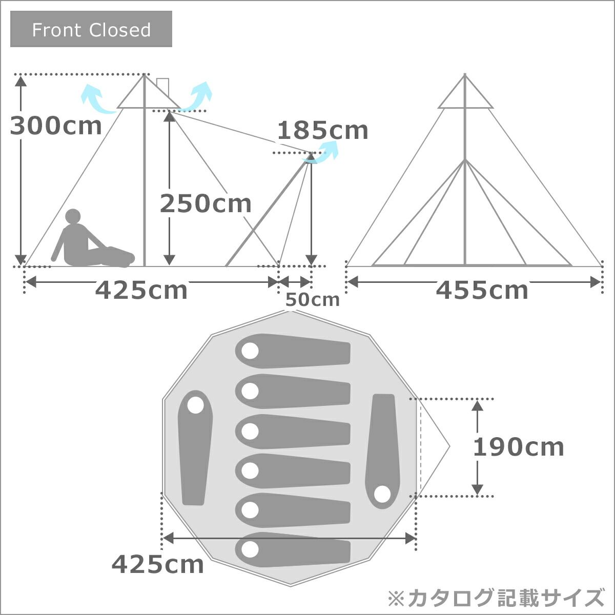 ローベンス Chinook Ursa（チヌーク ウルサ）8人用テント 130244