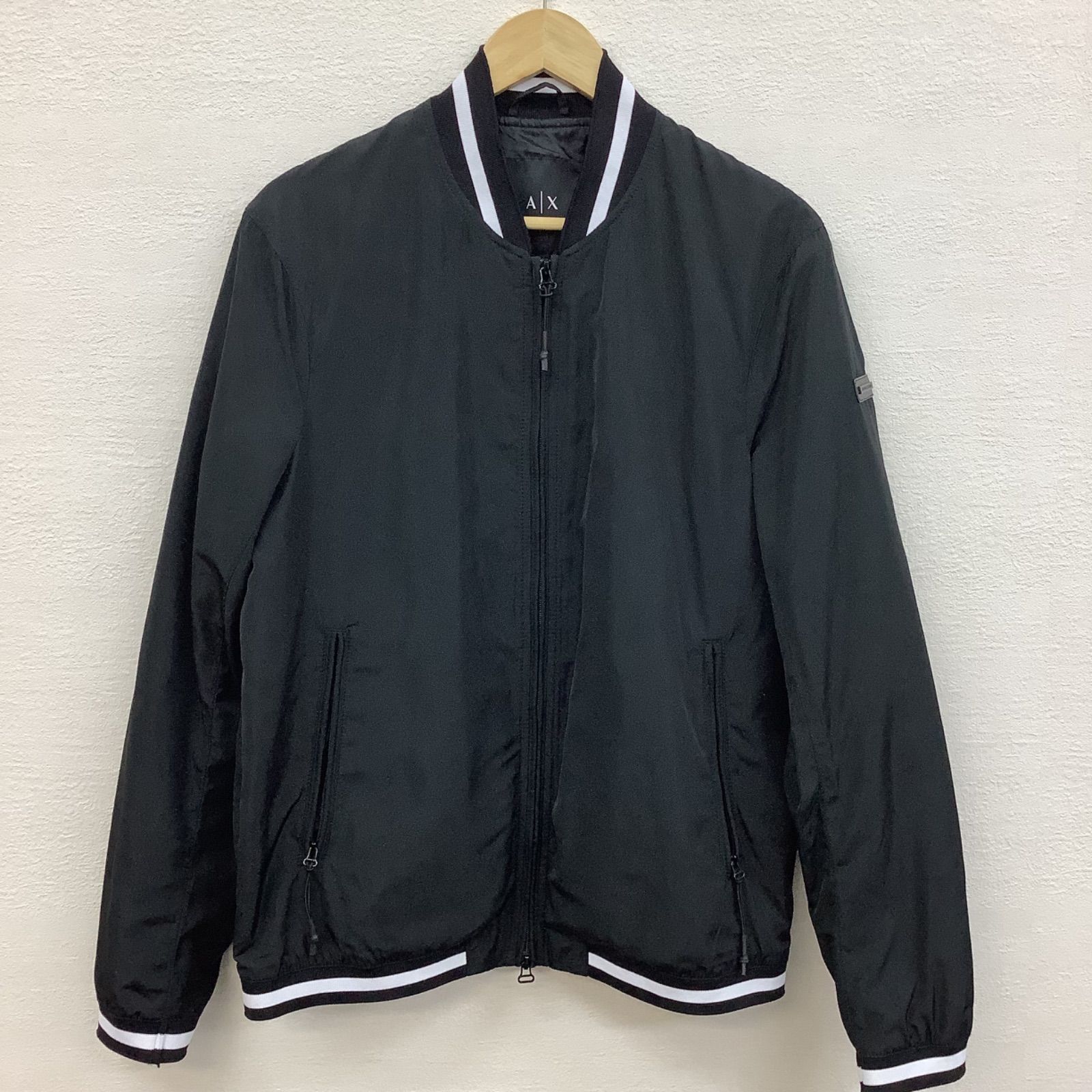 ARMANI EXCHANGE アルマーニエクスチェンジ A|X ナイロンジャケット ブラック サイズＭ