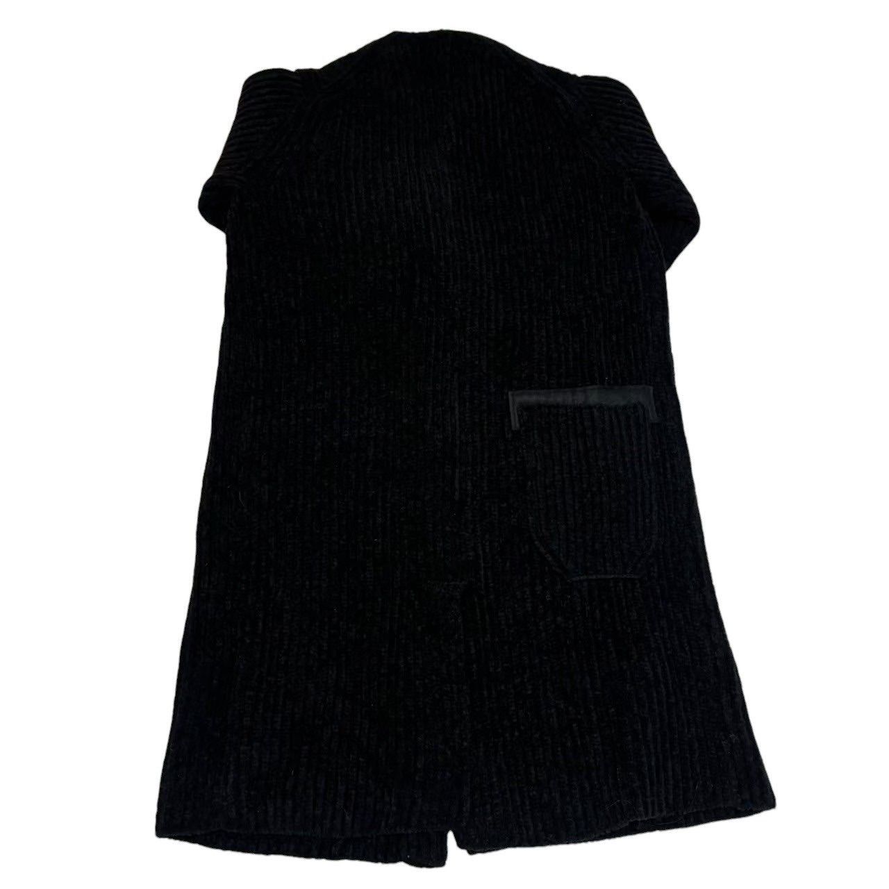 未使用タグ付き YOHJI YAMAMOTO ヤマモトヨウジ ノーカラーコート 黒 