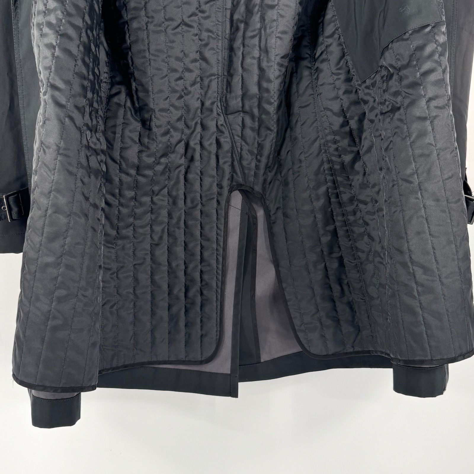 美品 Calvin Klein ライナー付き トレンチコート L 黒 カルバン