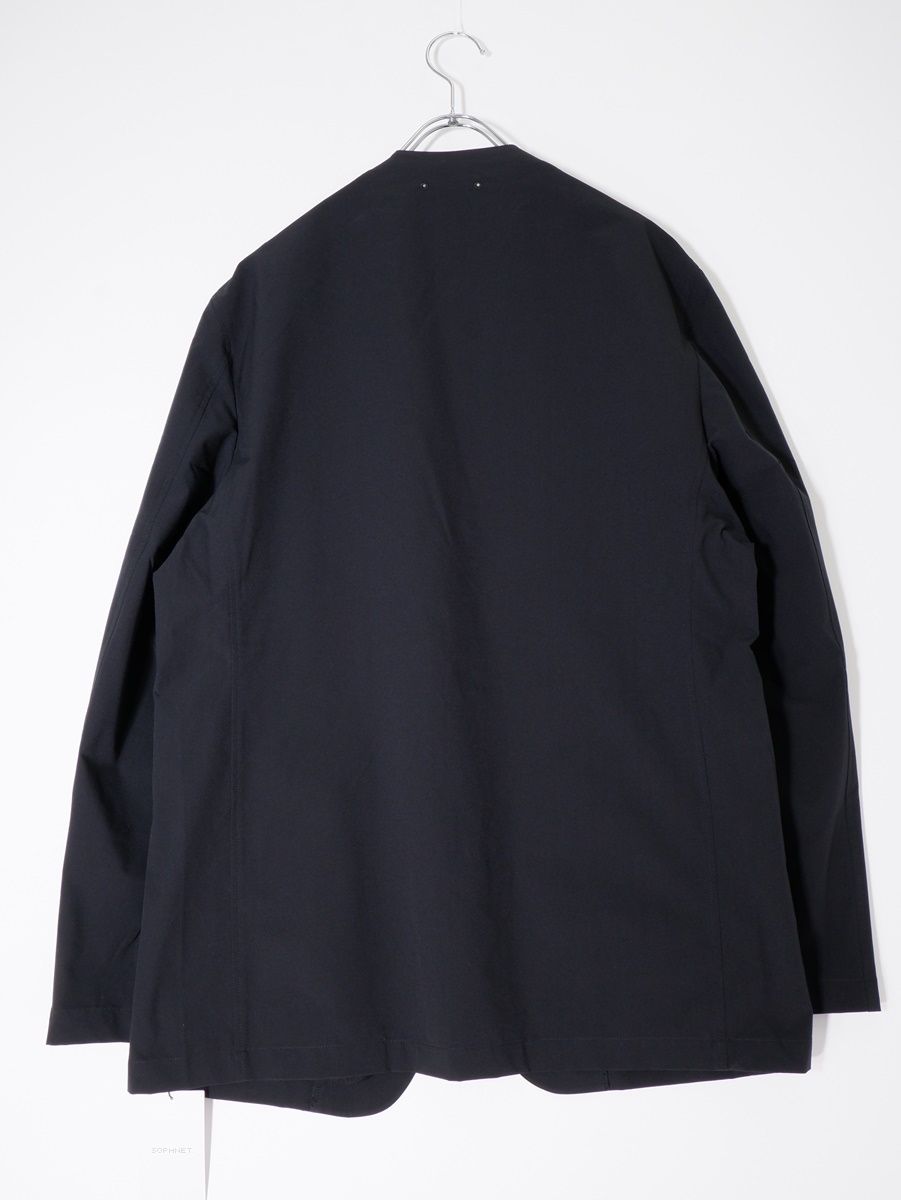 SOPHNET.ソフネット 2024SS 2WAY STRETCH POPLIN NO COLLAR JACKET 