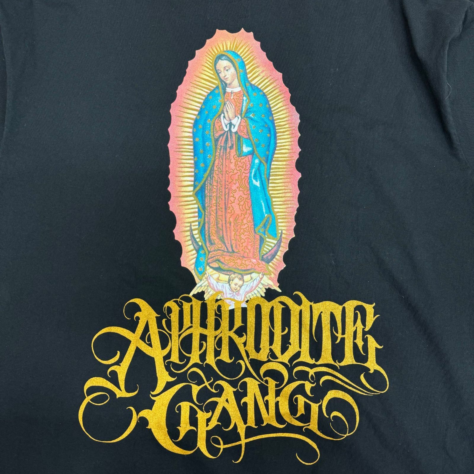 WACKO MARIA × BUDSPOOL(APHRODITE GANG) MARIA T-Shirt マリアTシャツ カットソー ワコマリア  バッズプール アフロディーテギャング ブラック XL 70994A6 - メルカリ