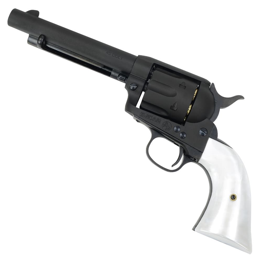 マルシン ガスガン コルトSAA45 アーティラリー 5.5インチ ブラックHW パールプラグリップ 18歳以上