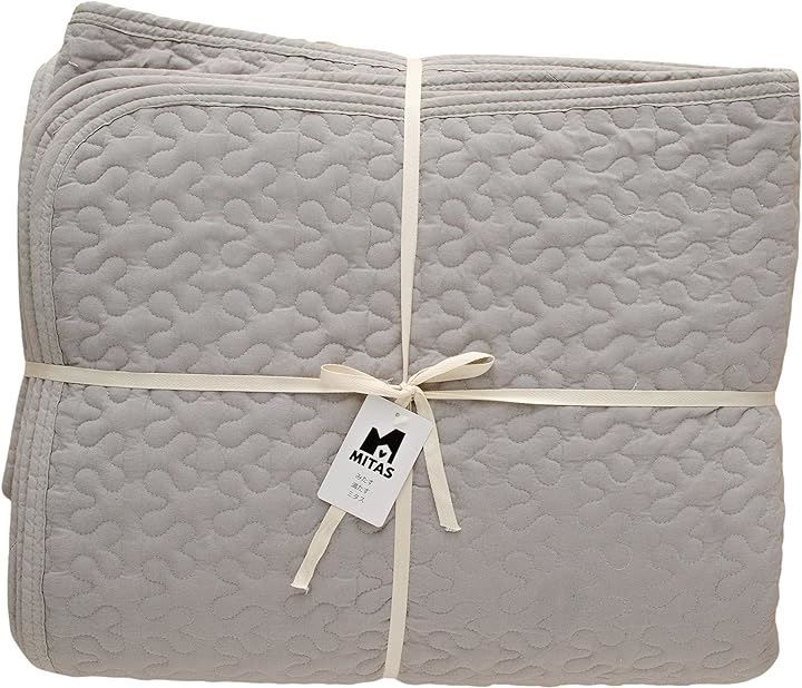 Ｍ ＭＩＴＡＳ 綿100%生地 ラグにもなる 洗える イブル マルチケット イブルマット 200x250cm( グレー，  イブルマット 200x250cm)