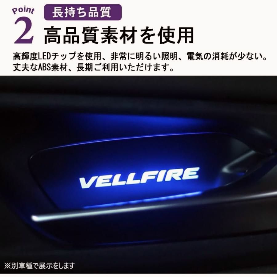 トヨタ ヴォクシー 90系 設計 インナードアランプ ロゴ発光 LED 7色切り替え ルームランプ 内装 カスタムパーツ 2枚セット USTAUSTRALIA_COM_AU