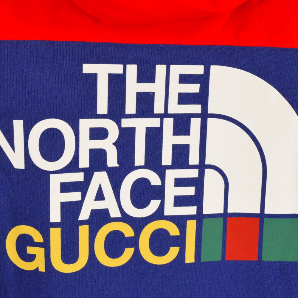 GUCCI (グッチ) 21AW×THE NORTH FACE By Color Zip-Up Hoodie ナイロン