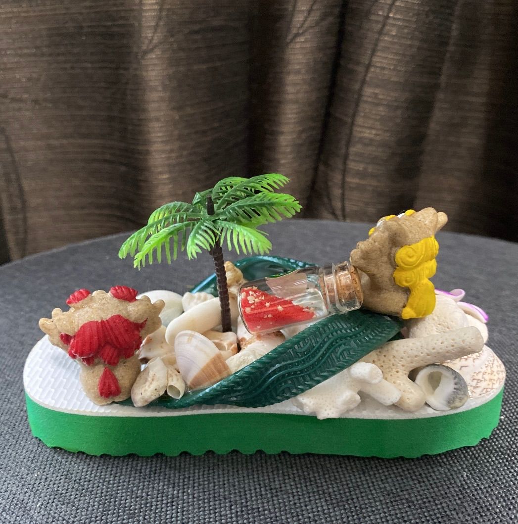 手作りシーサー 置物 - メルカリ