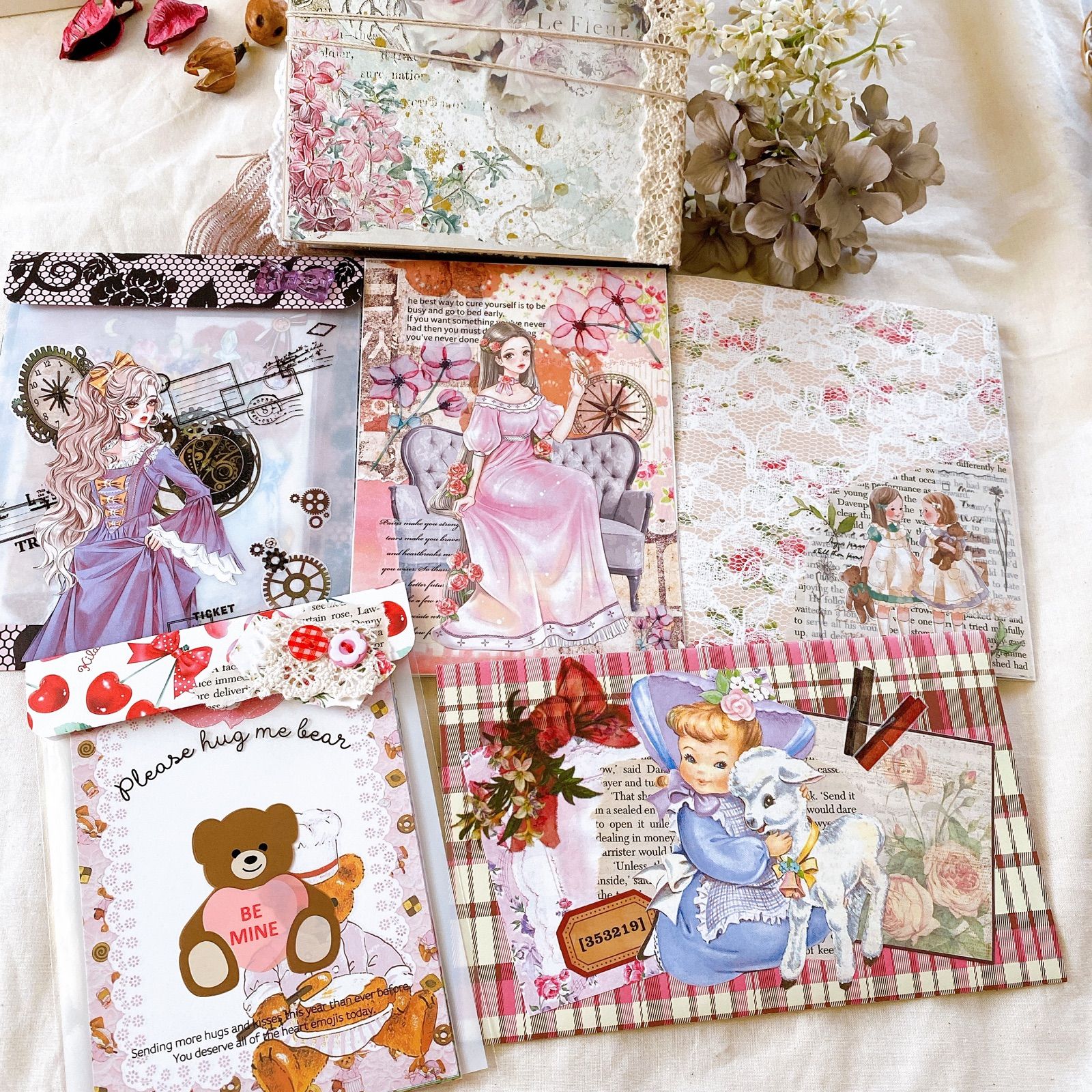 おすそ分けファイル☆No.51 カッコ可愛いベア 蛇腹本型 シャカシャカ