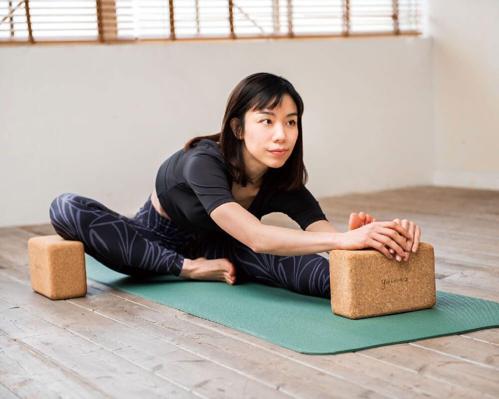 【レモン】コルク ヨガブロック 4個セット　Lサイズ マンドゥカ リーンコルクブロック ／Manduka Lean CORK BLOCK