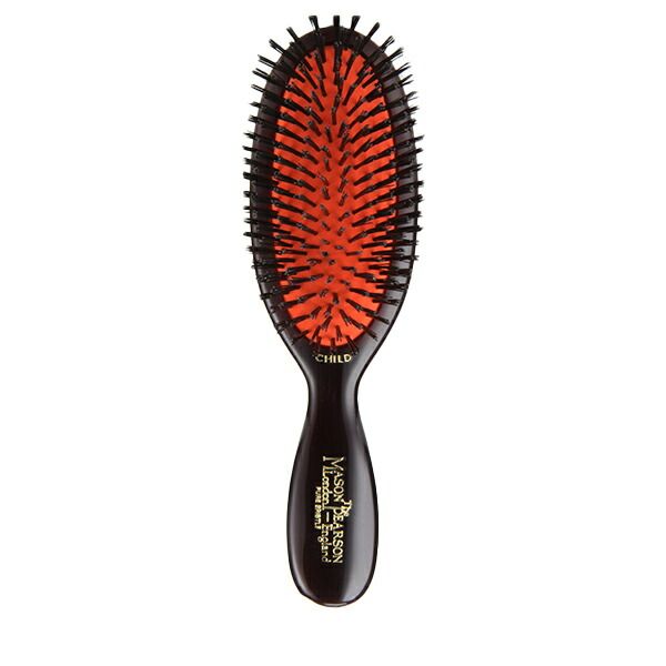 新品 | Mason Pearson CB4 ヘアブラシ 新品】 メイソンピアソン チャイルドブリッスル ダークルビー 猪