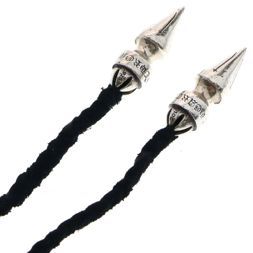 土.日限定特別価格ChromeHeartsボロチップレザーブレードブラックレザー 土.日限定特別価格ChromeHeartsボロチップレザーブレードブラックレザー