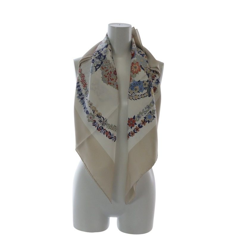 HERMES エルメス カレ90 シルク スカーフ BRIDES DE GALA