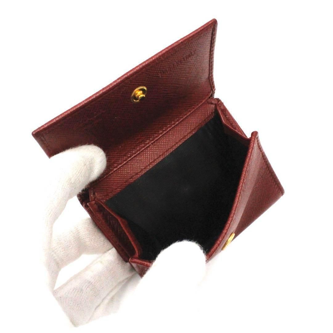 ✨未使用展示品 希少品✨箱付き PRADA コインケース ミニ財布 三角  