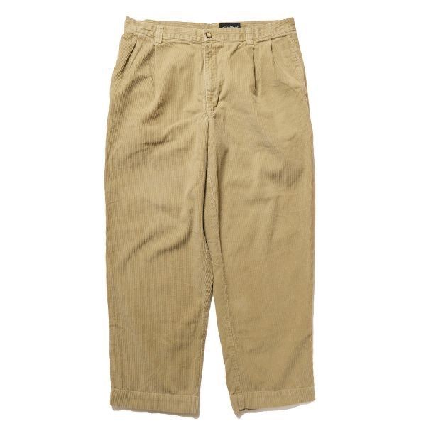 エディーバウアー Eddie Bauer 90's 90年代 2タック 太畝コーデュロイパンツ 白タグ ビンテージ 古着 (-1360) ネイビー/紺 W34 エディーバウアー Eddie Bauer 90´s 90年代 2タック 太畝