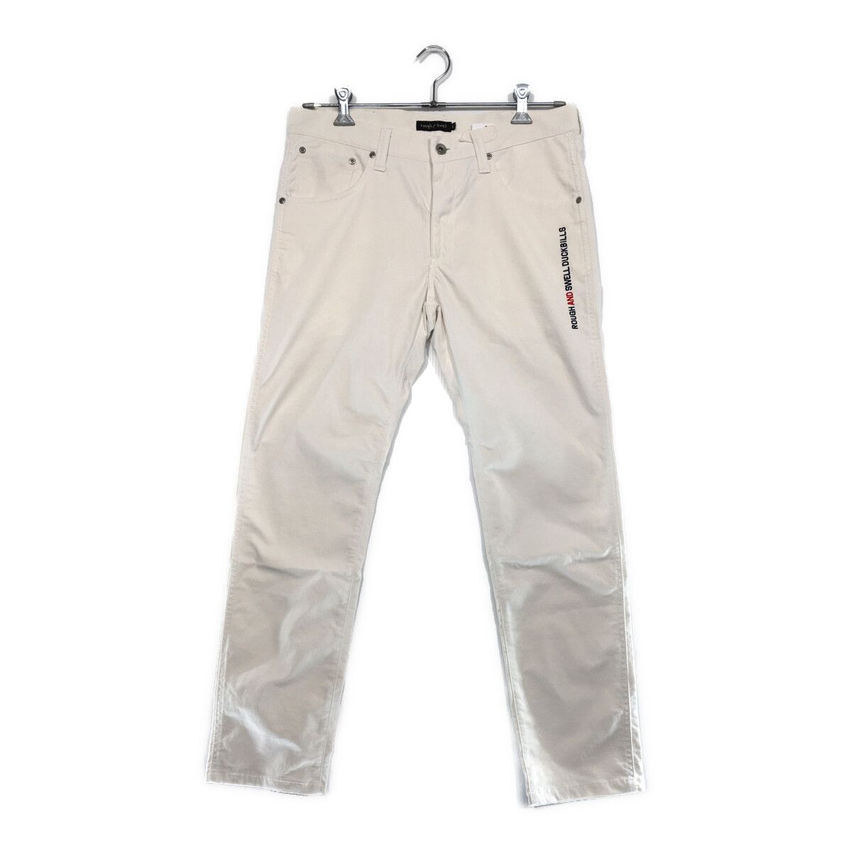 メンズ ラフ＆スウェル rough&swell パンツ L 白系 ホワイト系