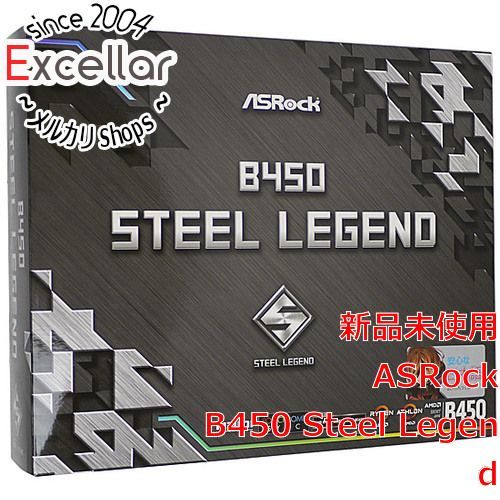 bn:15] ASRock製 ATXマザーボード B450 Steel Legend SocketAM4 - メルカリ