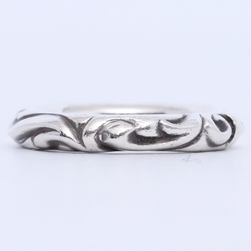 SCROLL BAND RING　スクロール バンド リング　15号 CHROME HEARTS (クロムハーツ) SCROLL BAND RING/スクロール