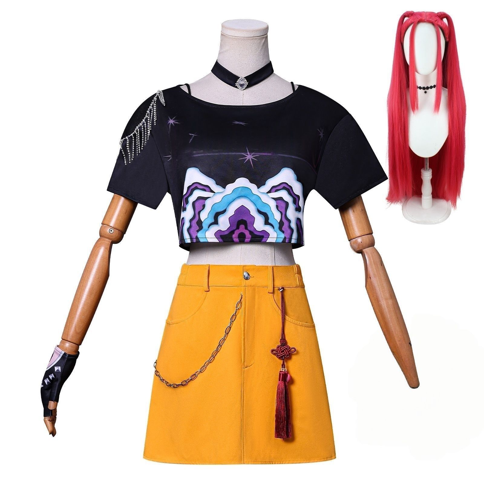 コスプレ 衣装 ミラ Demon Hunters アニメ風 フルセット キャラクター 仮装 二次元服 M250909-4