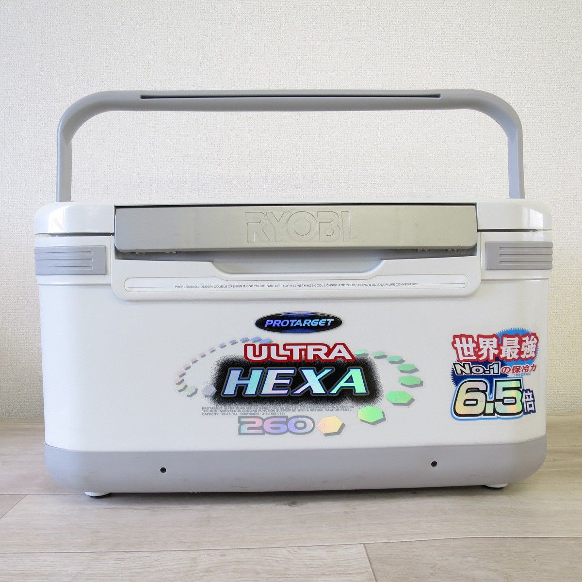 リョービ クーラーボックス プロターゲット スーパーヘキサ26L 4.5倍 