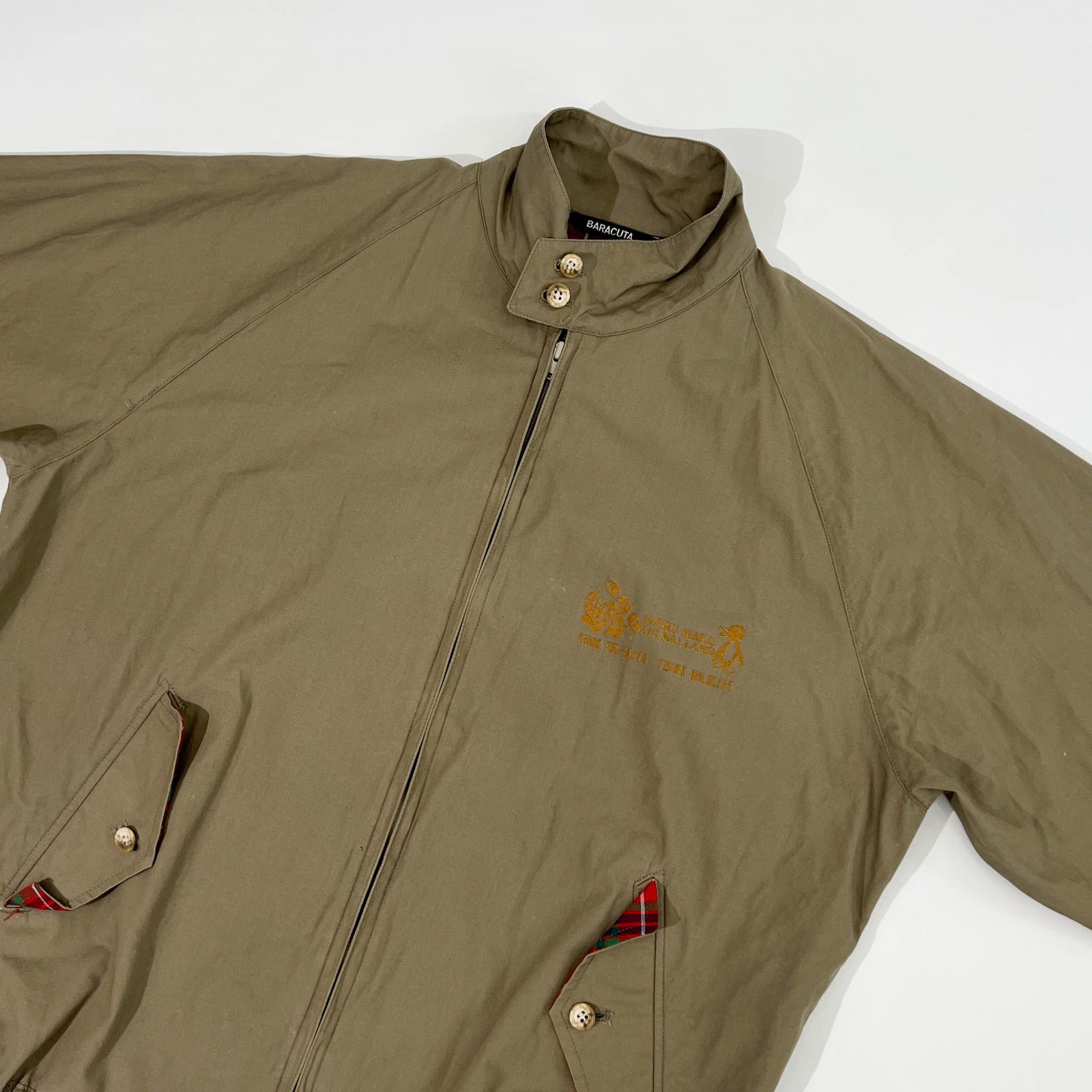 BARACUTA バラクータ 裏チェック スウィングトップ ジャケット 102cm 