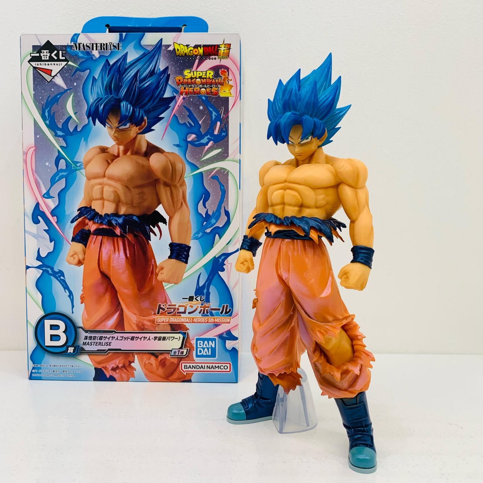 飾磨店】 中古 'B賞/孫悟空(超サイヤ人ゴッド超サイヤ人・宇宙樹