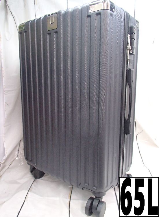 中古【Tanoka】スーツケース ブラック Mサイズ 65L  250111W006