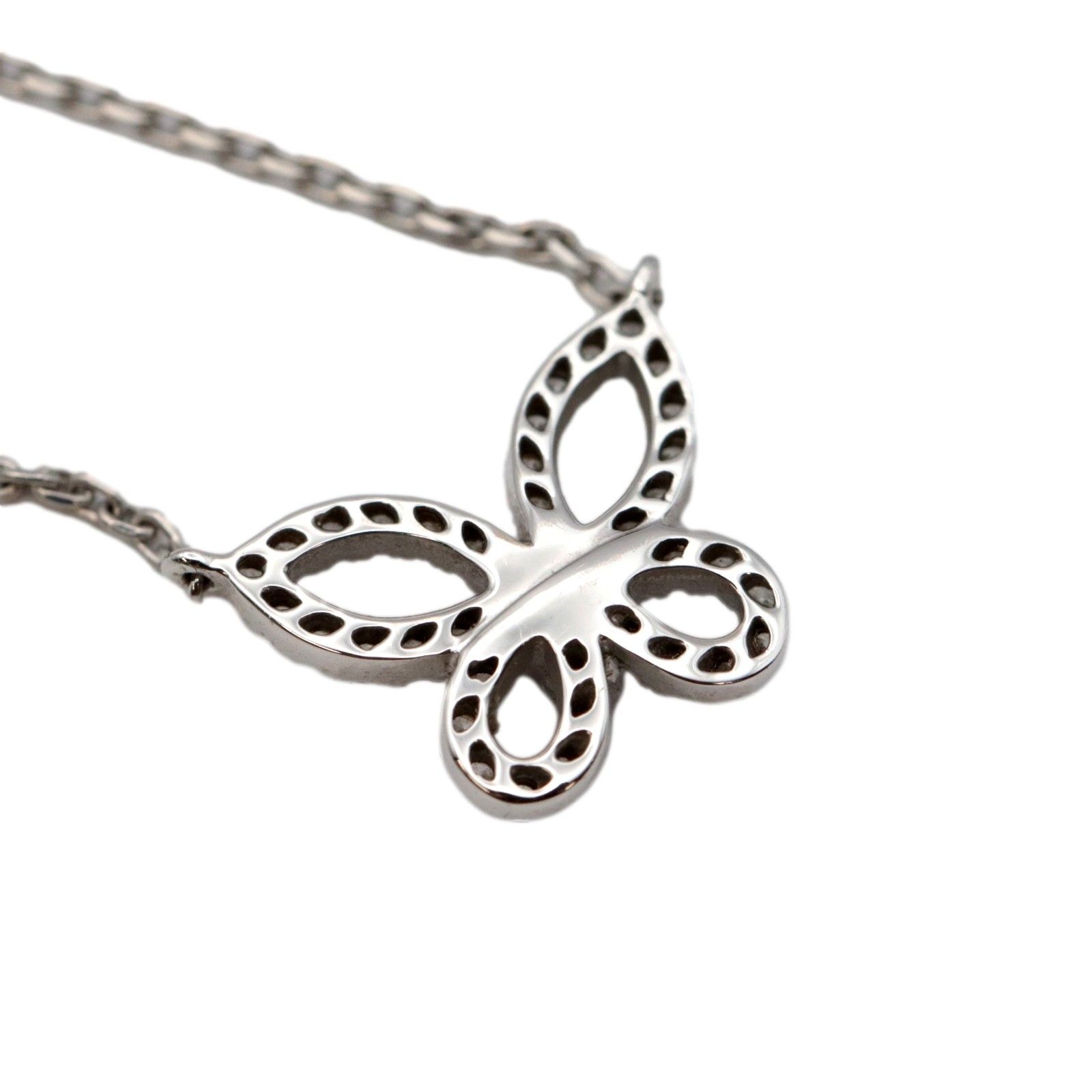 グラフ ミニ バタフライ シルエット ネックレス GRAFFの新作を