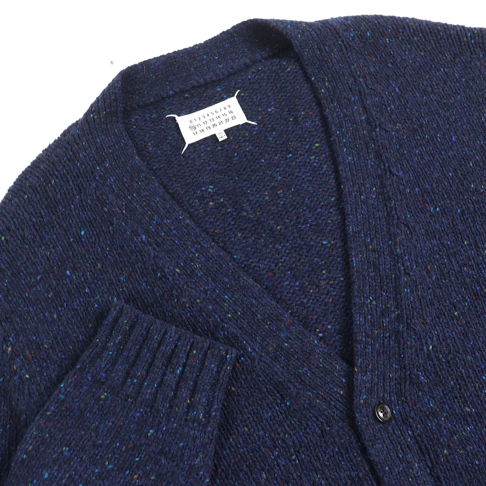 Maison Margiela デストロイヘムニットカーディガン Maison Margiela