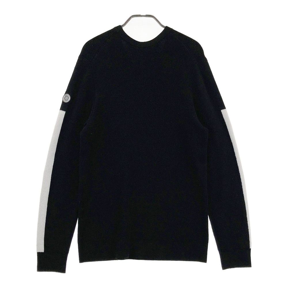 サイズ：M ST ANDREWS セントアンドリュース  ウール混 ニットセーター  ブラック系 [240101420729] ゴルフウェア メンズ ストスト サイズ：M ST ANDREWS セントアンドリュース ウール混 ニット