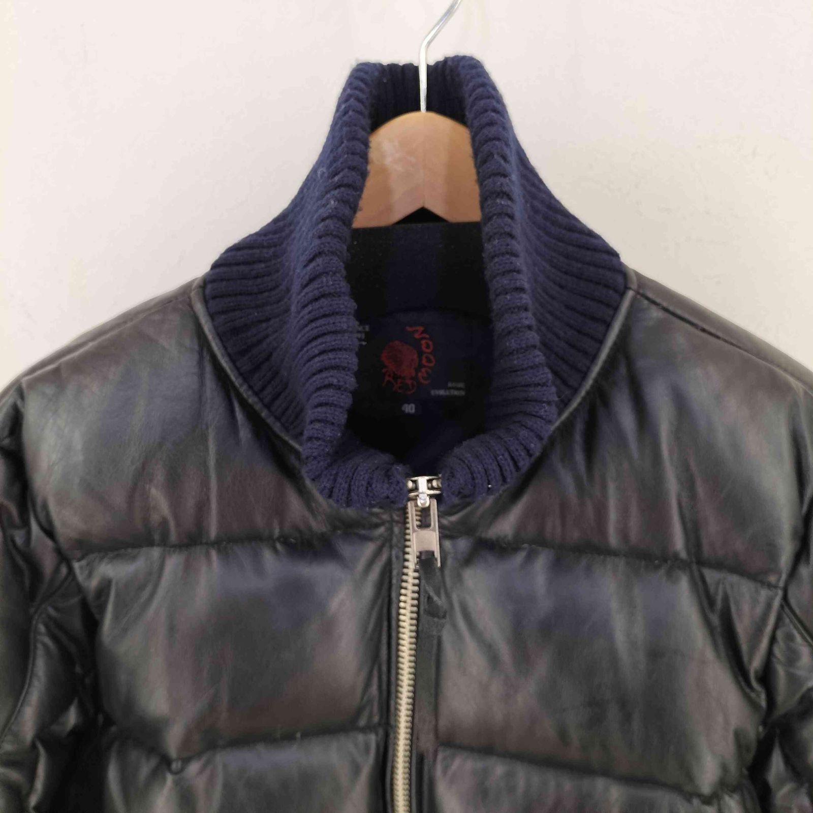 レッドムーン REDMOON カウレザー ダウンジャケット メンズ 40 - メルカリ 