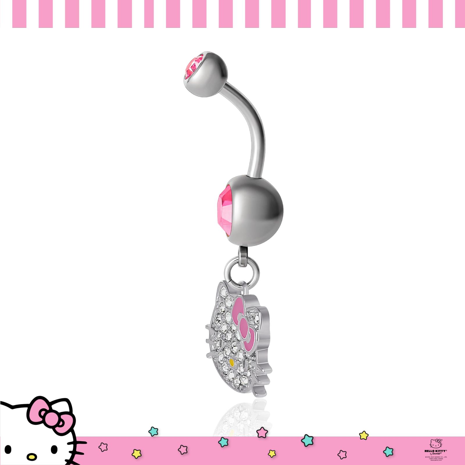 カワイイへそピアス ジュエリー