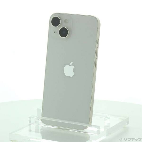 中古品〕 iPhone14 256GB スターライト MPW33J/A SIMフリー【262】 中古品〕 iPhone14 256GB スターライト MPW33J/A SIMフリー【262】