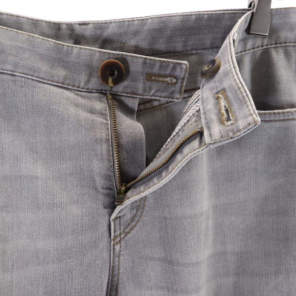 ブルネロクチネリ イタリア製 テーパード デニムパンツ USA4 グレー系