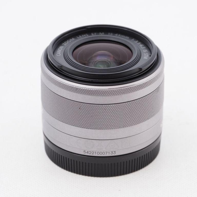 Canon 標準ズームレンズ EF-M15-45mm F3.5-6.3IS STM(シルバー) ミラー ...