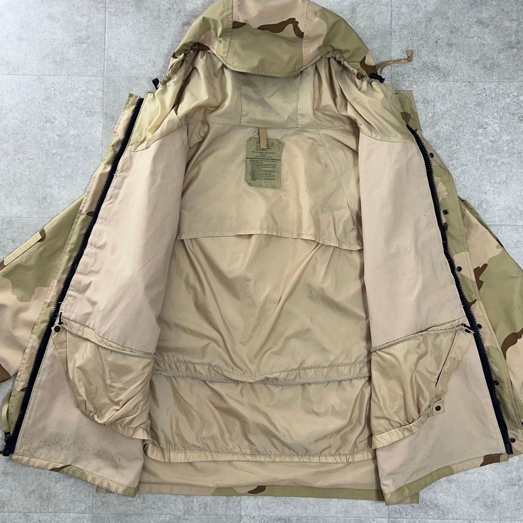 アメリカ軍　ecwcs ゴアテックスパーカー　3C デザートカモ　実物　XL-R アメリカ軍 ecwcs ゴアテックスパーカー 3C デザートカモ 実物