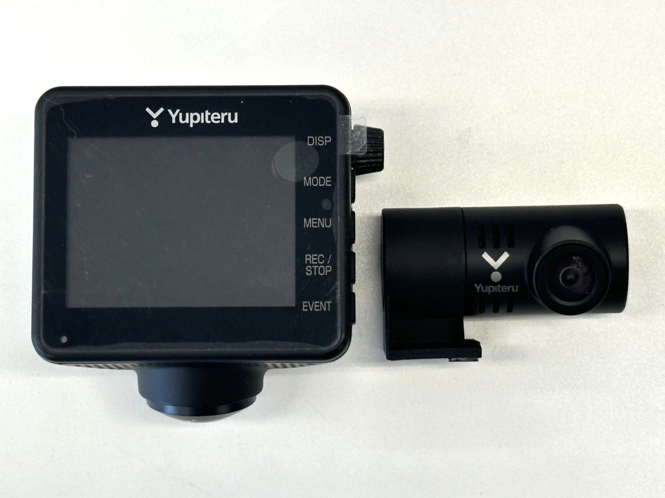 ユピテル Yupiteru ZQ-31R ドライブレコーダー ドラレコ DR ダッシュカム モニター付き フロント リア セット 品 本体のみ 配線なし 動作 済み 現状品