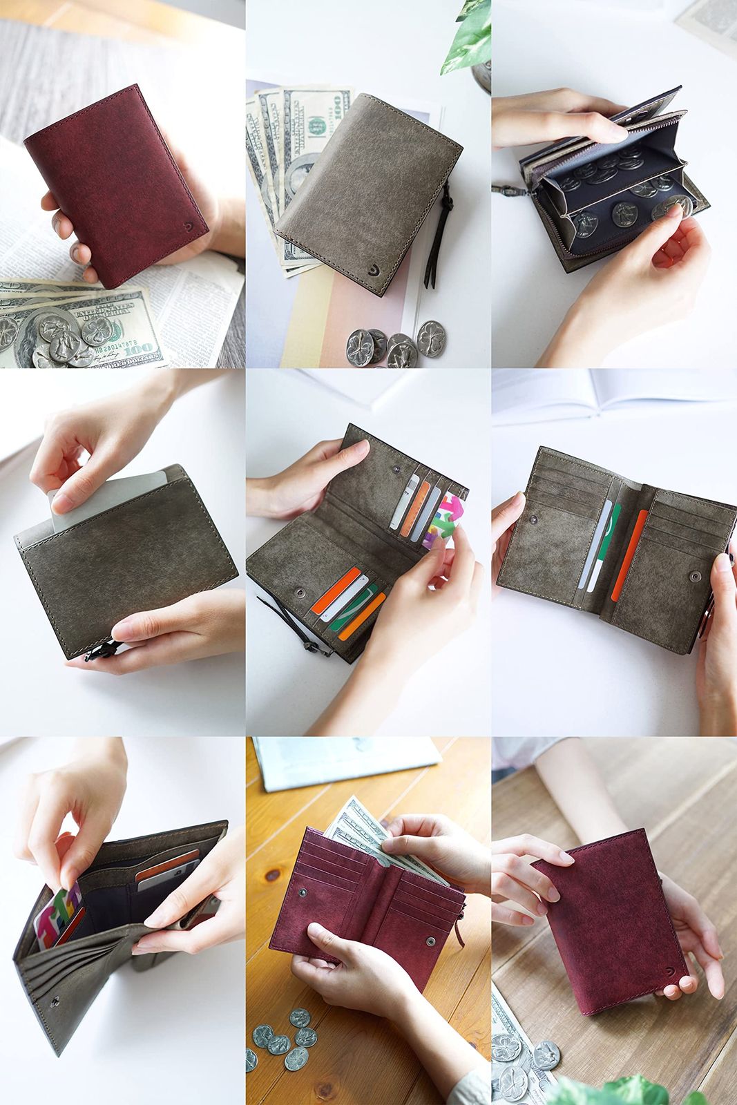 メンズ BP-ZYS 2402 本革 二つ折り財布 バギーポート