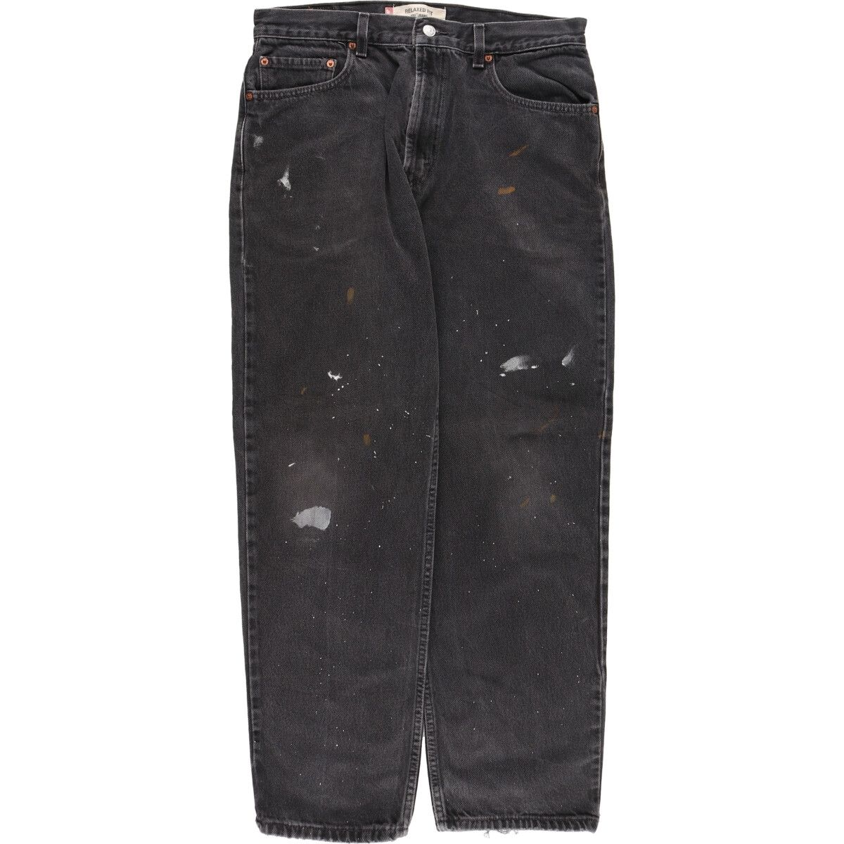 古着 リーバイス Levi's 550 RELAXED FIT ブラックデニム テーパードデニムパンツ メンズw34相当/eaa497022
