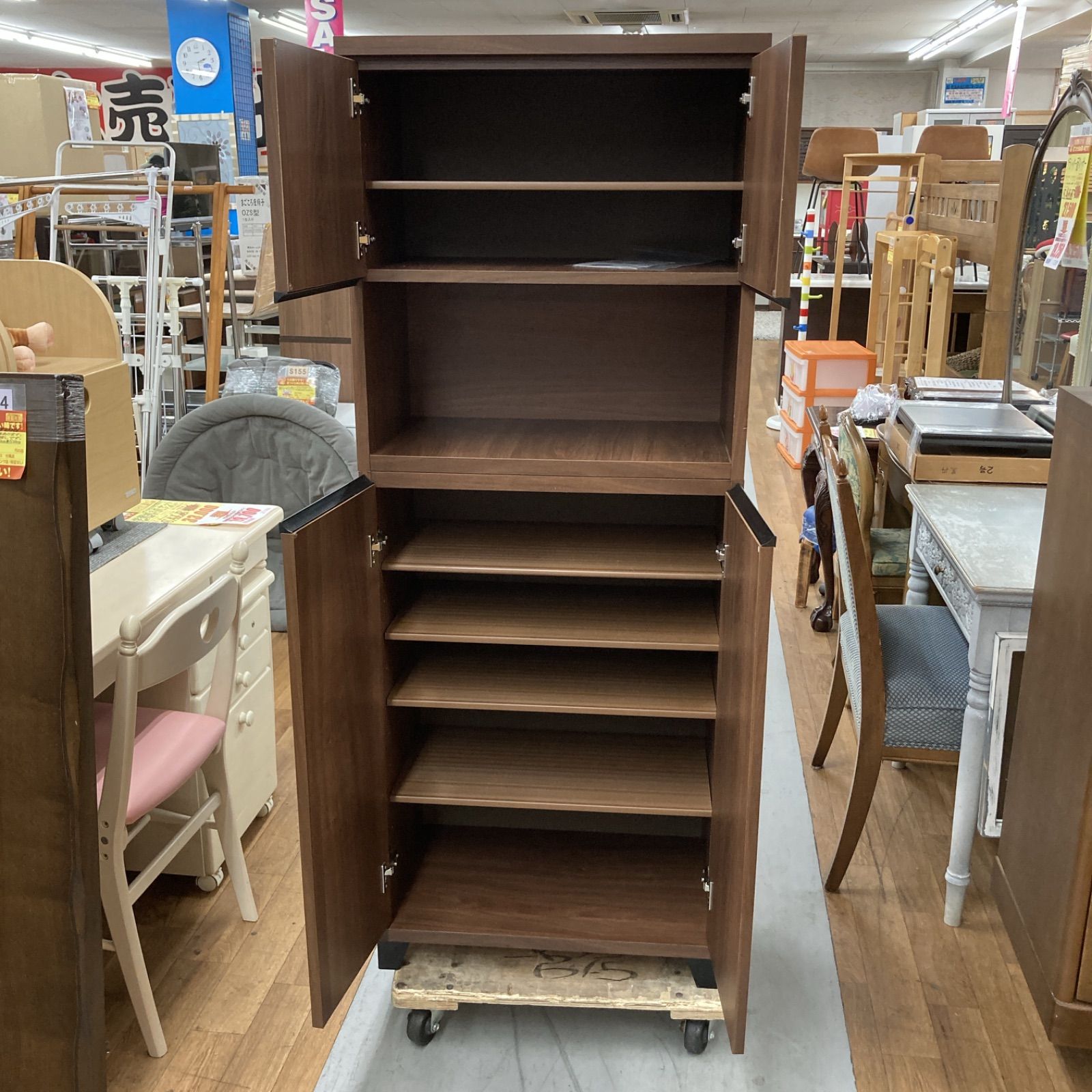 S282⭐ シューズボックス 下駄箱 約14足収納可能 ブラウン 幅60cm USED S282⭐ シューズボックス 下駄箱 約14足収納可能 ブラウン 幅60cm USED