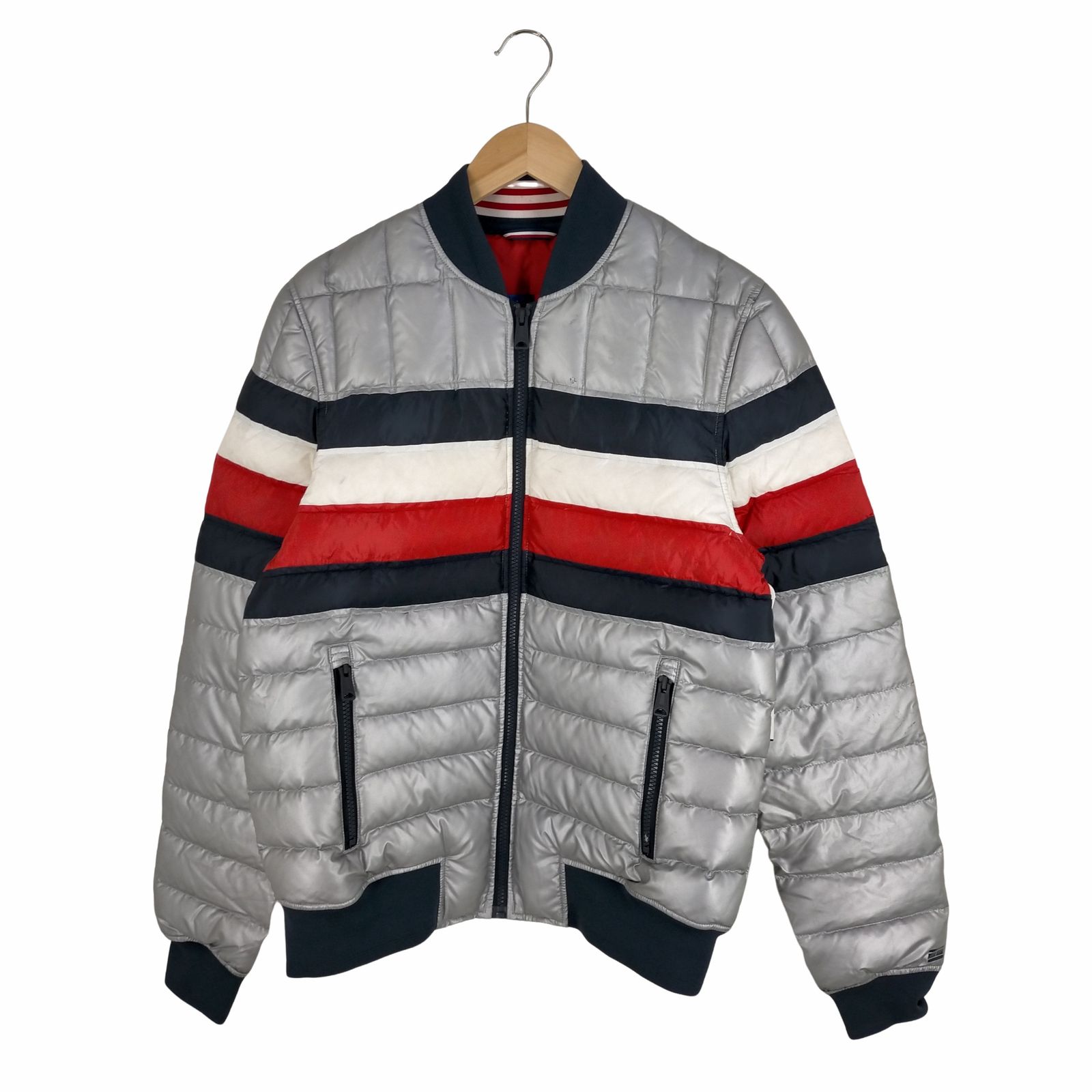 トミーヒルフィガー TOMMY HILFIGER トリコロール ダウンジャケット