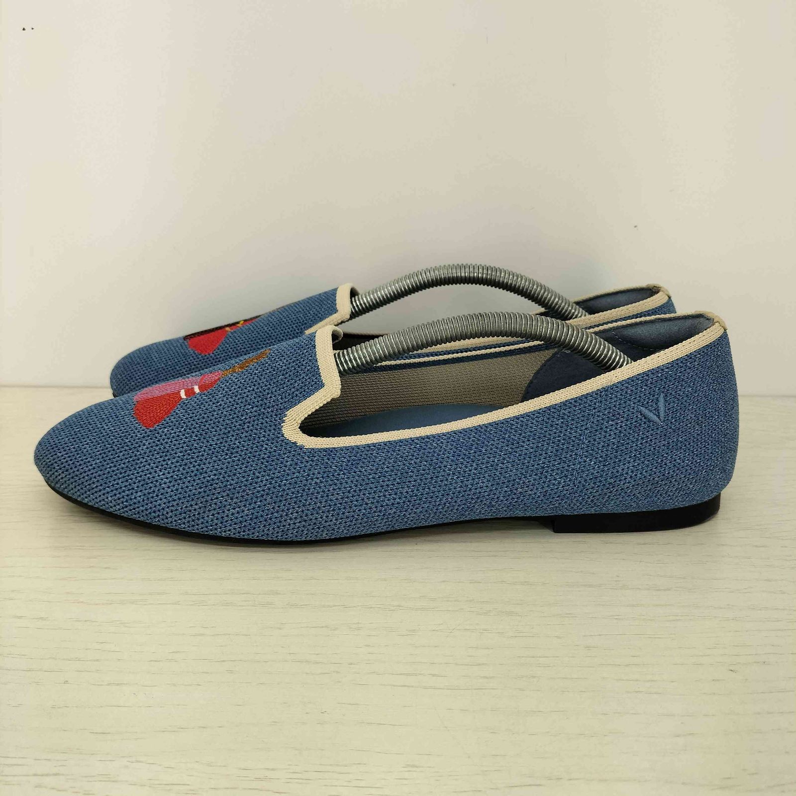 ユーズドフルギ USED古着 VIVAIA Audrey ラウンドトゥ タッセル刺繍