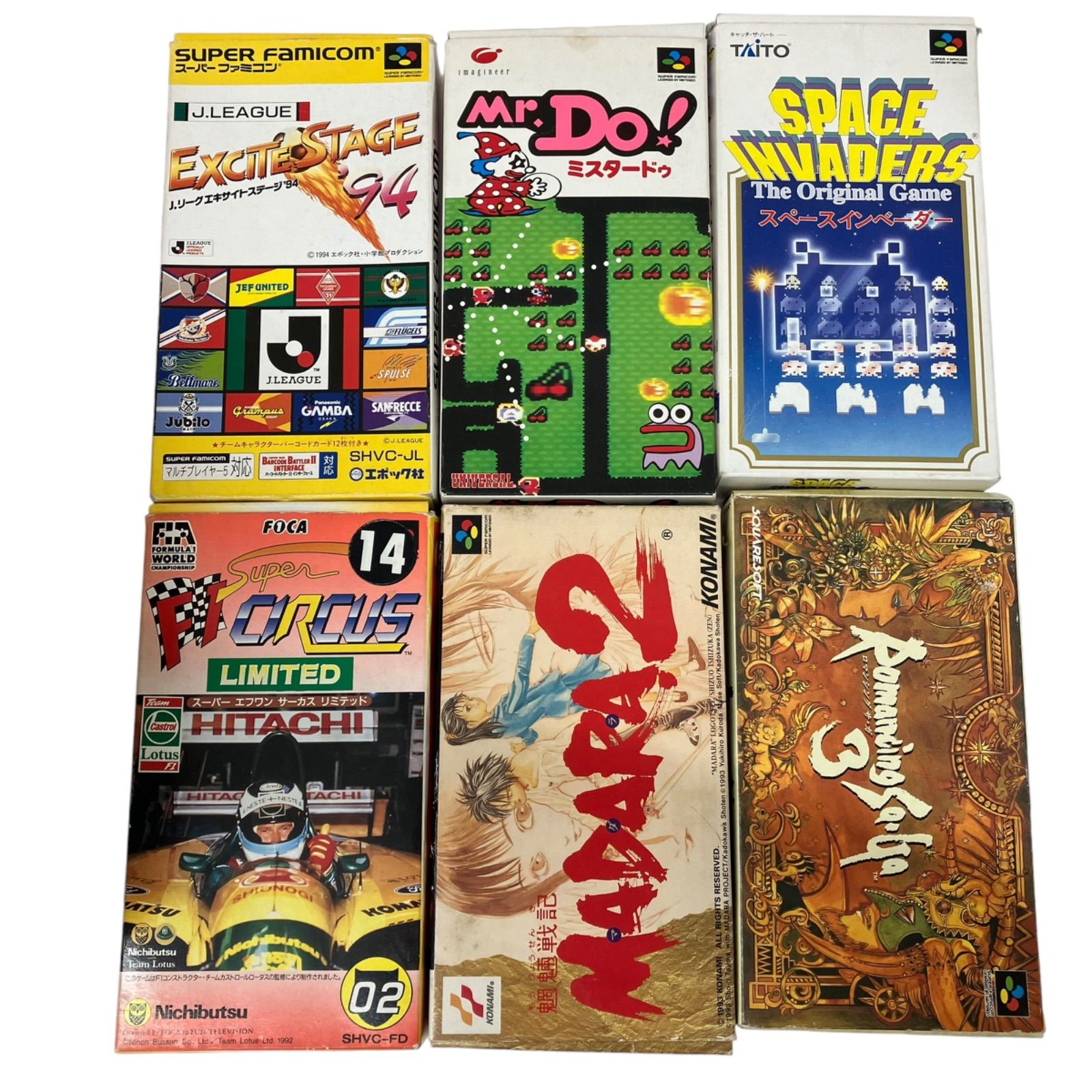 スーパーファミコンソフト12点まとめ売り 一所懸命